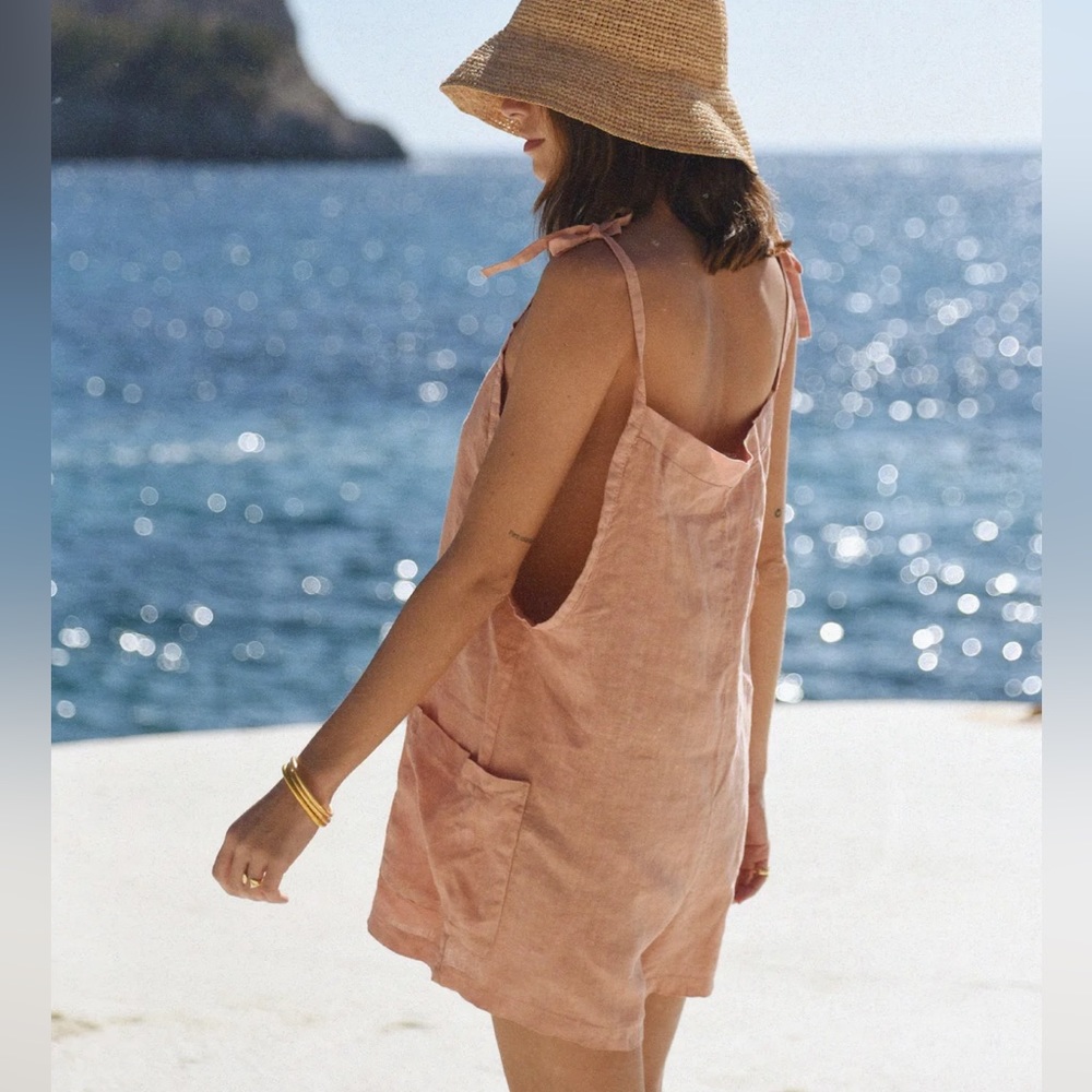 Beachwood Baby The Verano Overall in Gigi